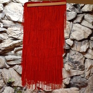 Fashion Nova fringed skirt